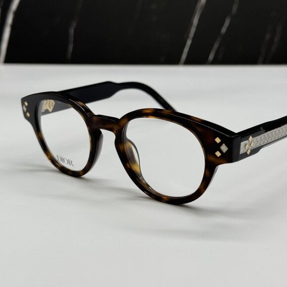 NEW CD DIAMONDO R1I 2000 DIOR EYEGLASSES DARK HAVANA EYEWEAR DIOR - Picture 7 of 12
